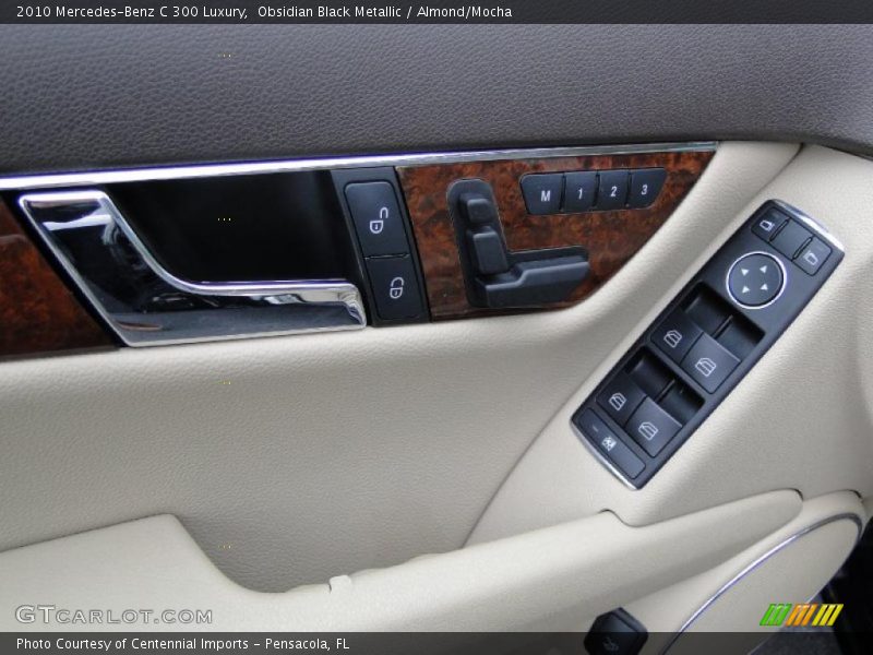 Obsidian Black Metallic / Almond/Mocha 2010 Mercedes-Benz C 300 Luxury