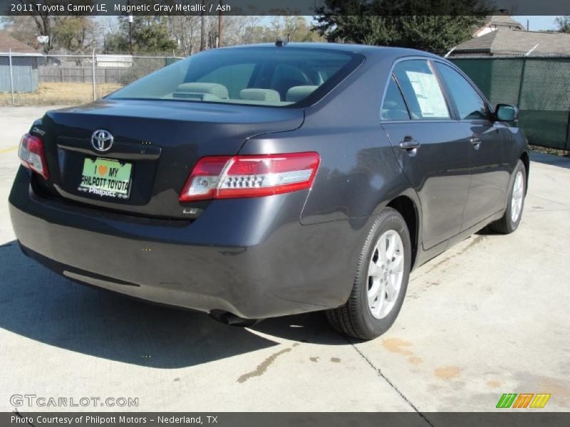 Magnetic Gray Metallic / Ash 2011 Toyota Camry LE