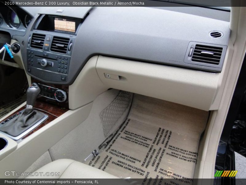 Obsidian Black Metallic / Almond/Mocha 2010 Mercedes-Benz C 300 Luxury