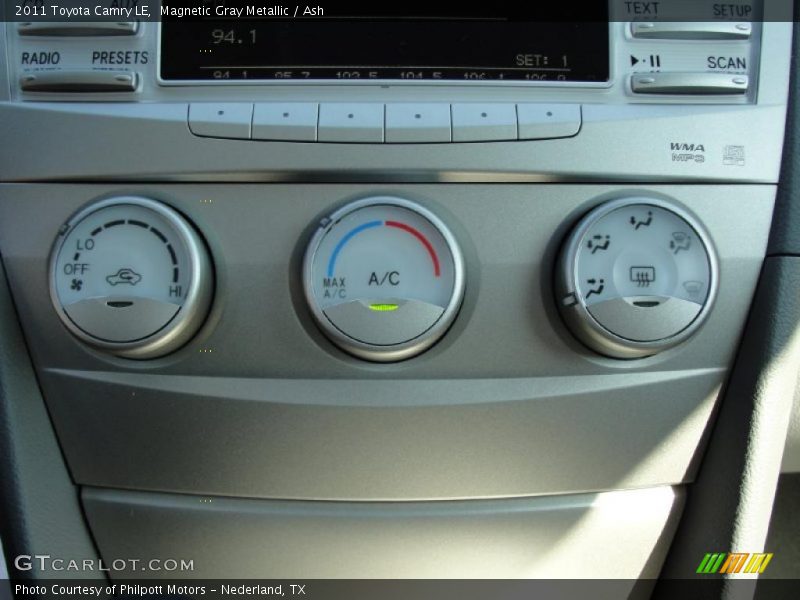 Magnetic Gray Metallic / Ash 2011 Toyota Camry LE