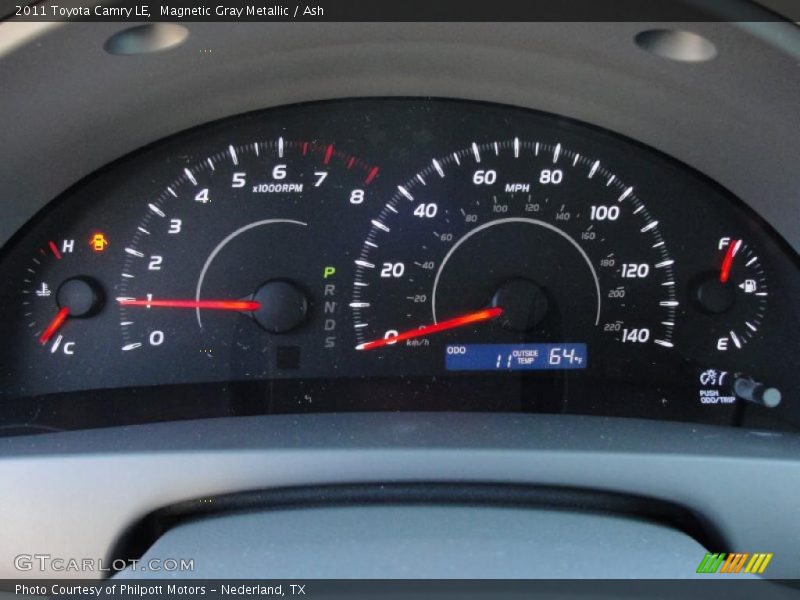 Magnetic Gray Metallic / Ash 2011 Toyota Camry LE