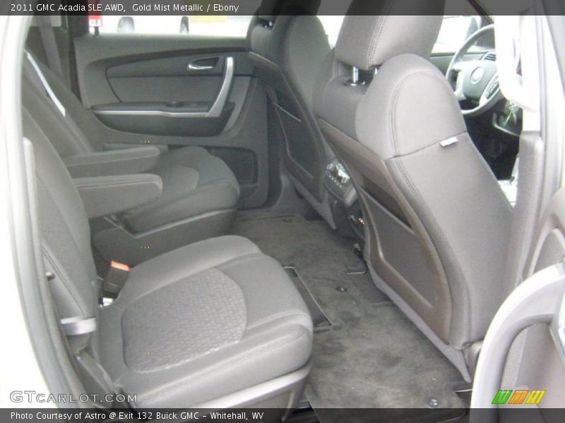 Gold Mist Metallic / Ebony 2011 GMC Acadia SLE AWD