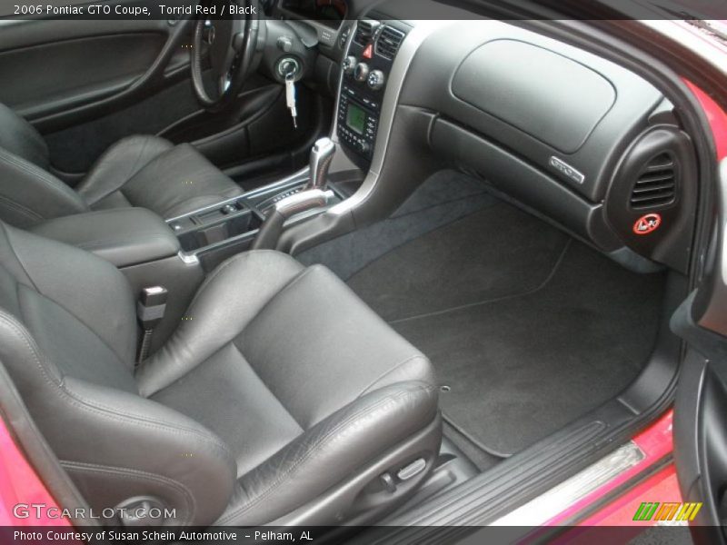  2006 GTO Coupe Black Interior