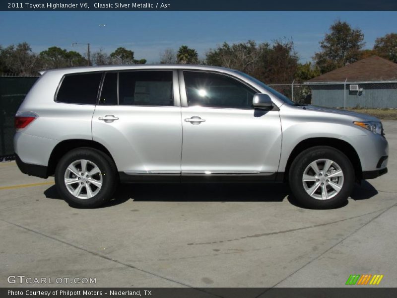 2011 Highlander V6 Classic Silver Metallic