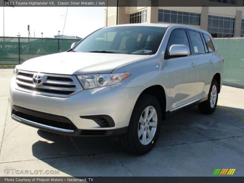 Classic Silver Metallic / Ash 2011 Toyota Highlander V6