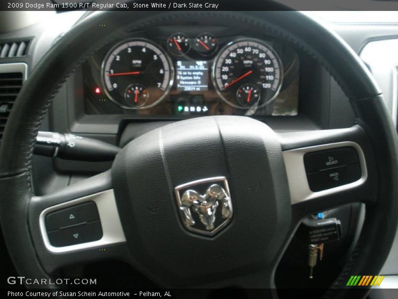 Stone White / Dark Slate Gray 2009 Dodge Ram 1500 R/T Regular Cab