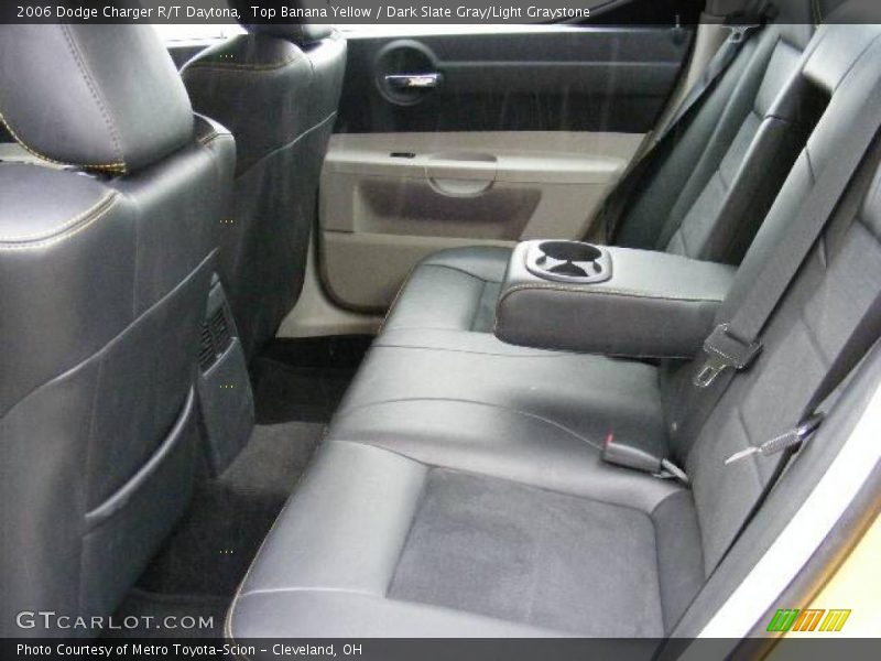 Top Banana Yellow / Dark Slate Gray/Light Graystone 2006 Dodge Charger R/T Daytona