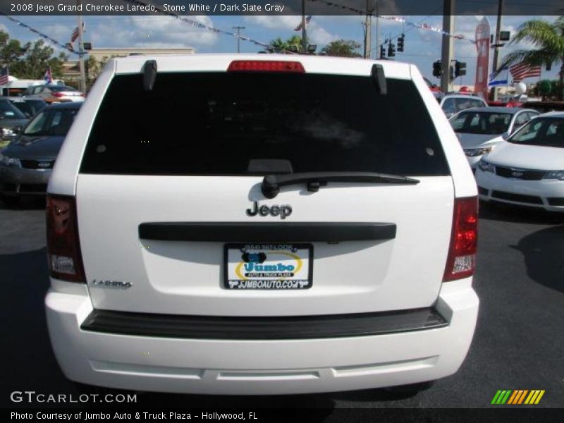 Stone White / Dark Slate Gray 2008 Jeep Grand Cherokee Laredo
