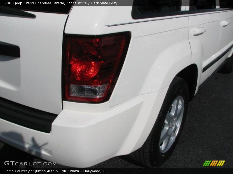 Stone White / Dark Slate Gray 2008 Jeep Grand Cherokee Laredo