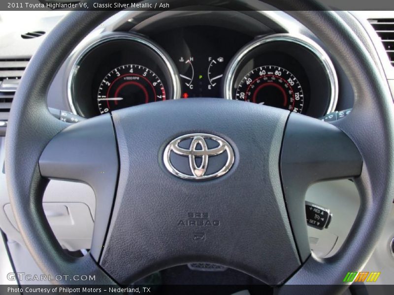  2011 Highlander V6 Steering Wheel