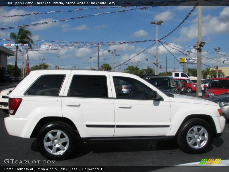 Stone White / Dark Slate Gray 2008 Jeep Grand Cherokee Laredo