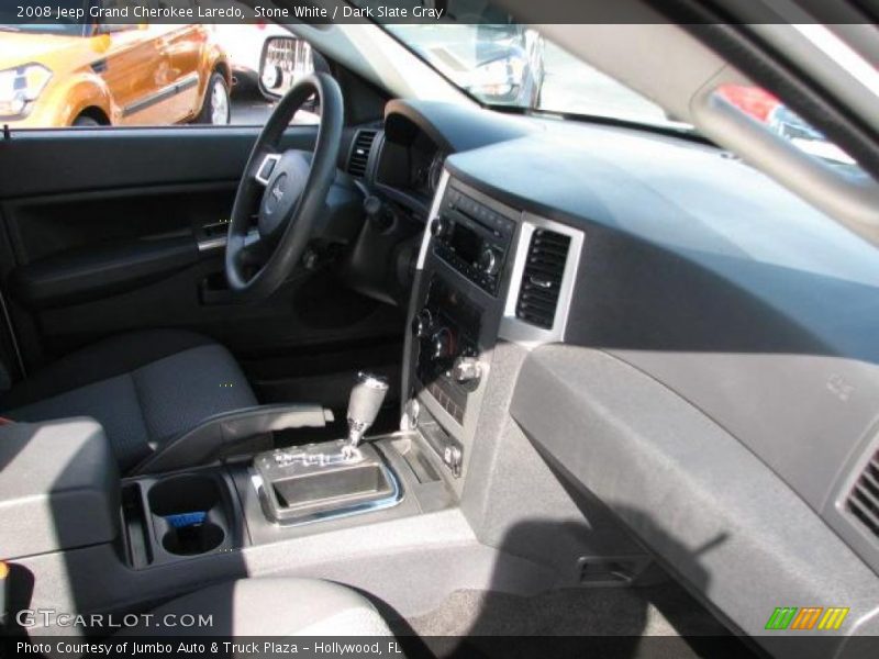 Stone White / Dark Slate Gray 2008 Jeep Grand Cherokee Laredo