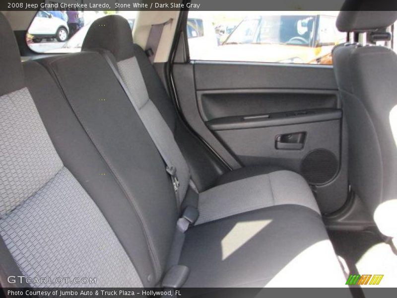 Stone White / Dark Slate Gray 2008 Jeep Grand Cherokee Laredo