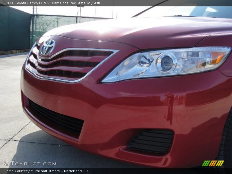 Barcelona Red Metallic / Ash 2011 Toyota Camry LE V6