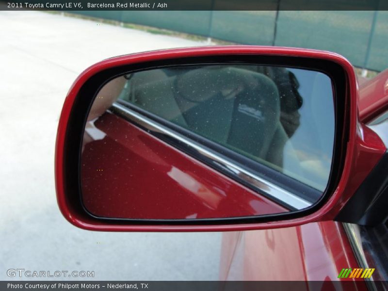 Barcelona Red Metallic / Ash 2011 Toyota Camry LE V6