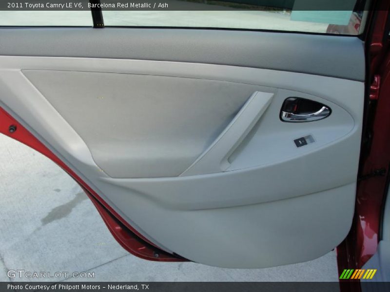 Barcelona Red Metallic / Ash 2011 Toyota Camry LE V6