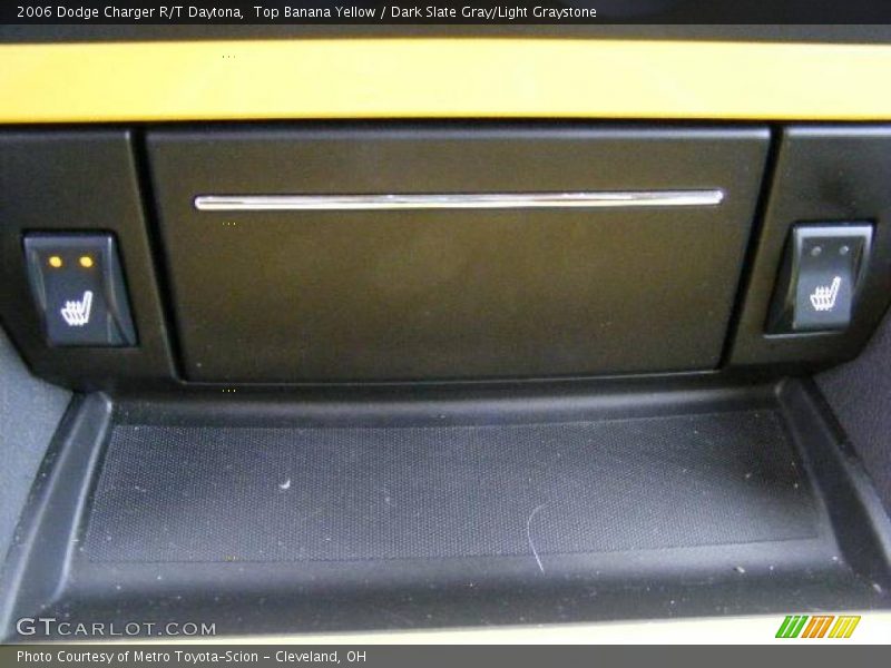 Top Banana Yellow / Dark Slate Gray/Light Graystone 2006 Dodge Charger R/T Daytona