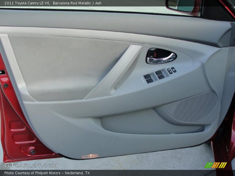 Barcelona Red Metallic / Ash 2011 Toyota Camry LE V6