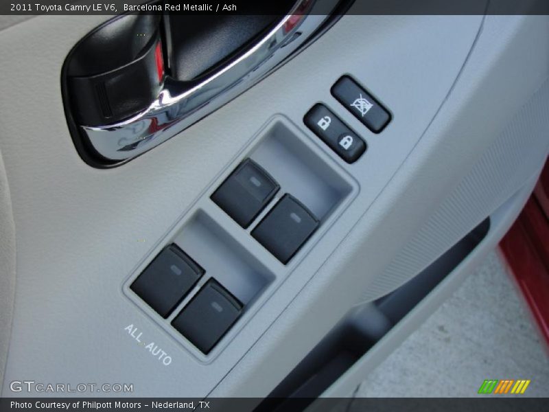 Barcelona Red Metallic / Ash 2011 Toyota Camry LE V6