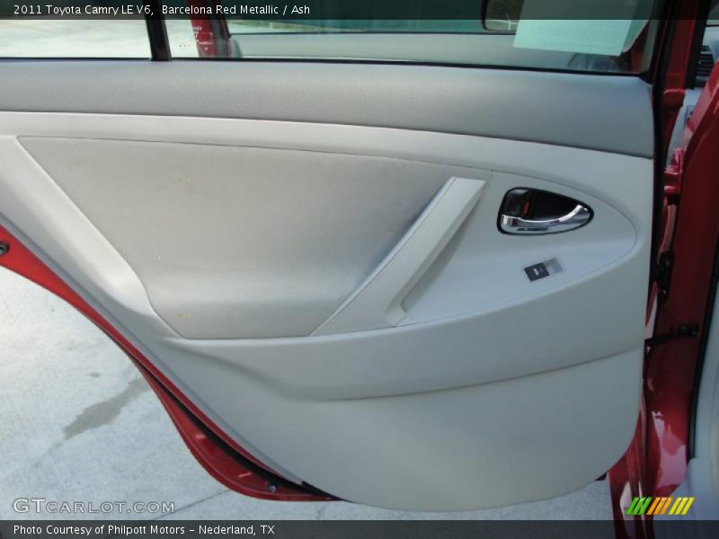 Barcelona Red Metallic / Ash 2011 Toyota Camry LE V6