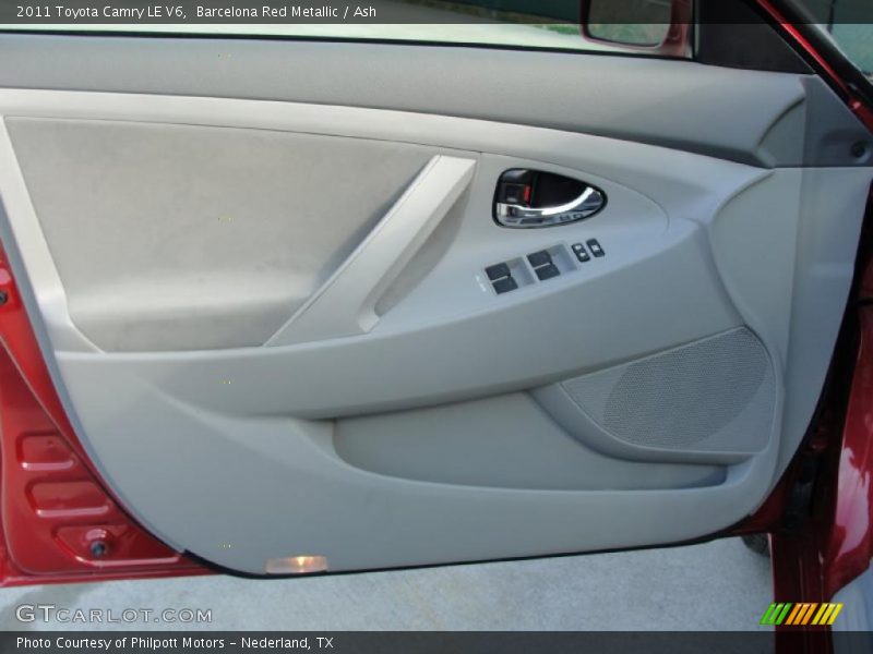 Barcelona Red Metallic / Ash 2011 Toyota Camry LE V6
