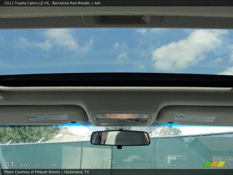 Barcelona Red Metallic / Ash 2011 Toyota Camry LE V6