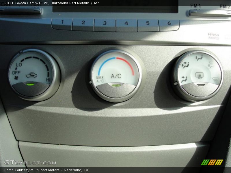 Barcelona Red Metallic / Ash 2011 Toyota Camry LE V6