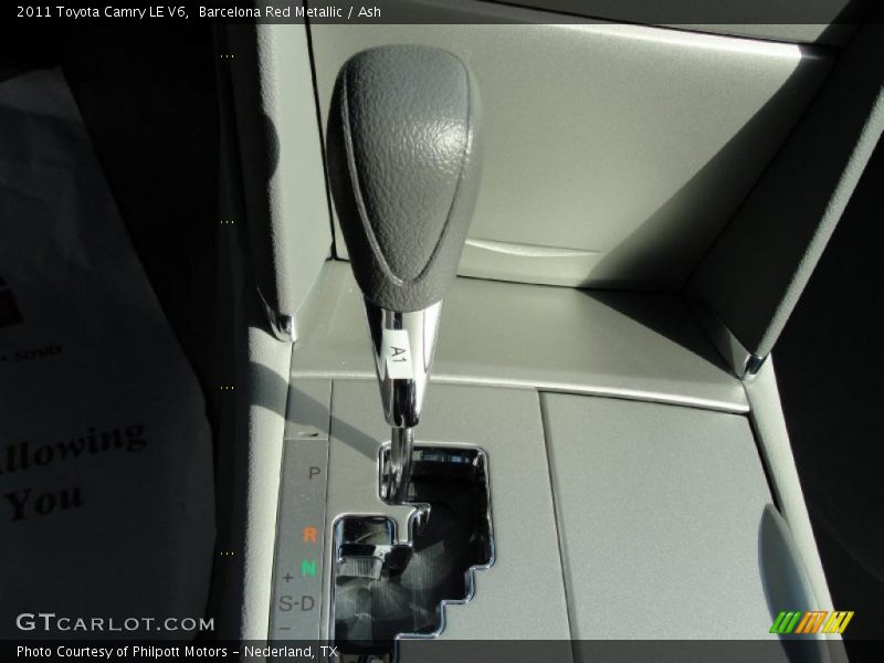 Barcelona Red Metallic / Ash 2011 Toyota Camry LE V6