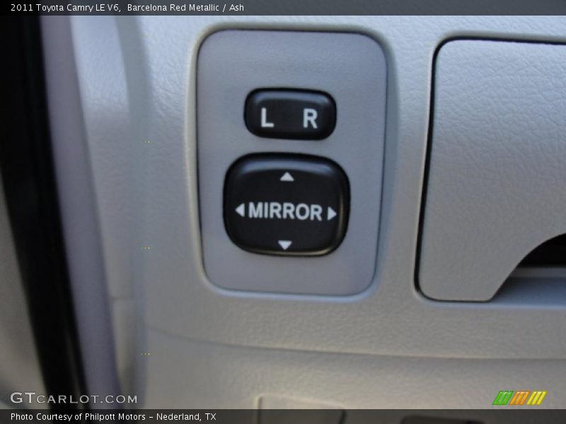 Barcelona Red Metallic / Ash 2011 Toyota Camry LE V6