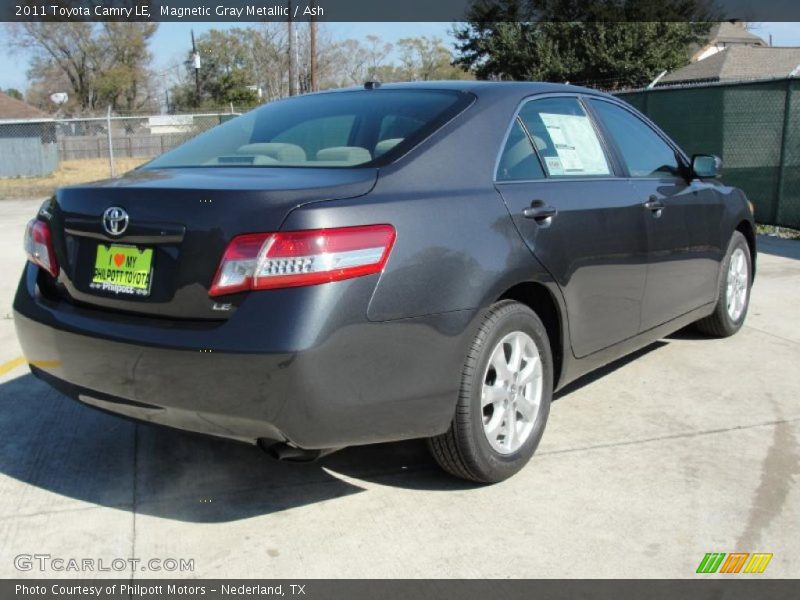 Magnetic Gray Metallic / Ash 2011 Toyota Camry LE