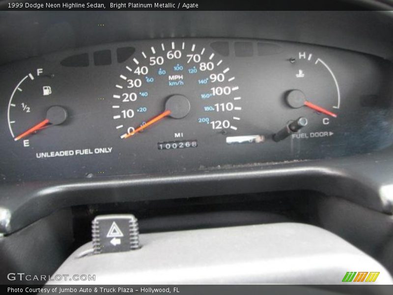  1999 Neon Highline Sedan Highline Sedan Gauges