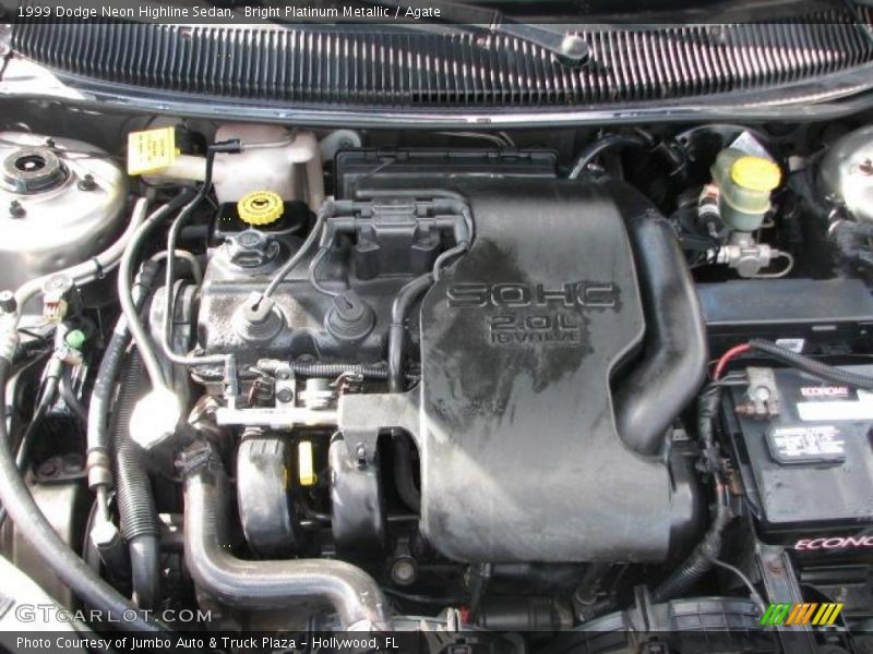  1999 Neon Highline Sedan Engine - 2.0 Liter SOHC 16-Valve 4 Cylinder