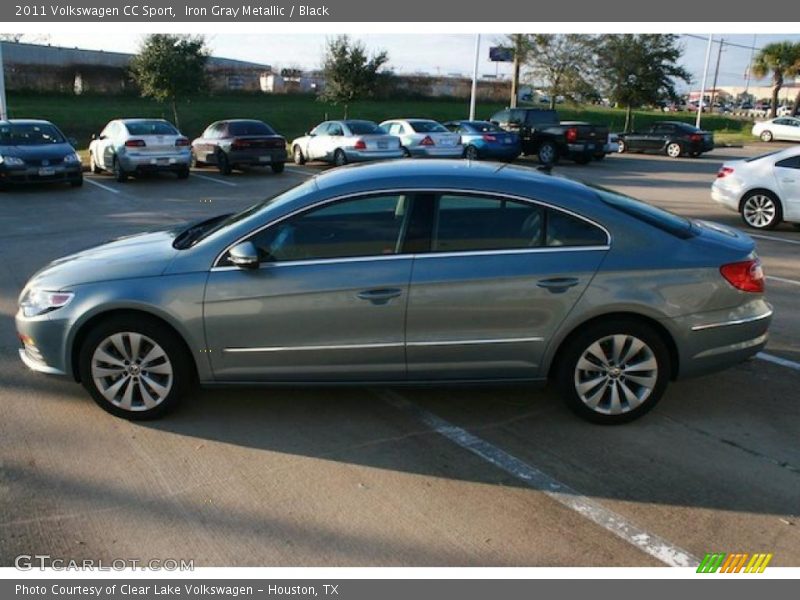 Iron Gray Metallic / Black 2011 Volkswagen CC Sport