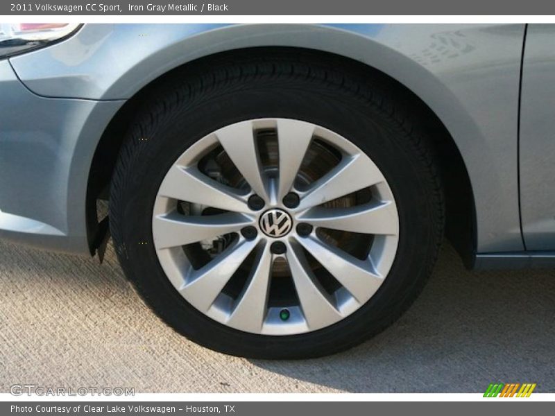 Iron Gray Metallic / Black 2011 Volkswagen CC Sport