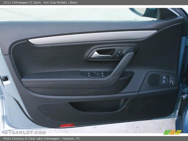 Iron Gray Metallic / Black 2011 Volkswagen CC Sport