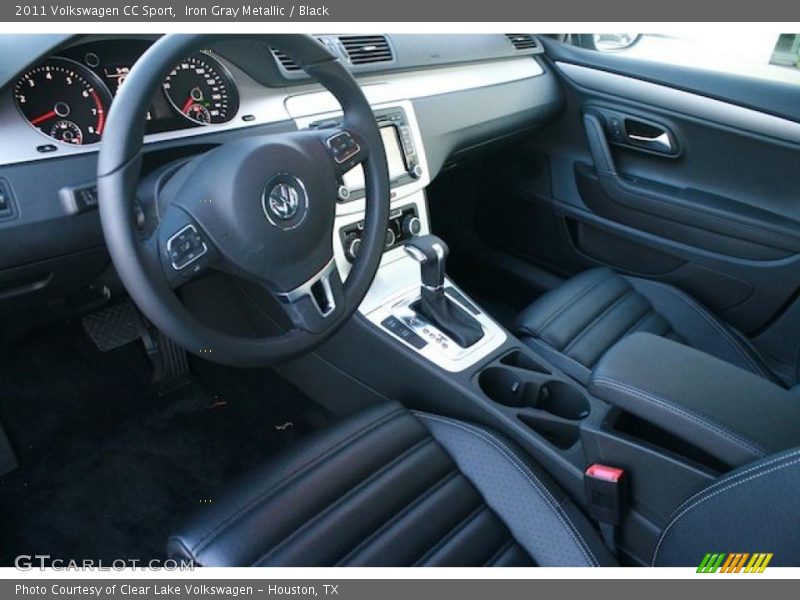 Iron Gray Metallic / Black 2011 Volkswagen CC Sport