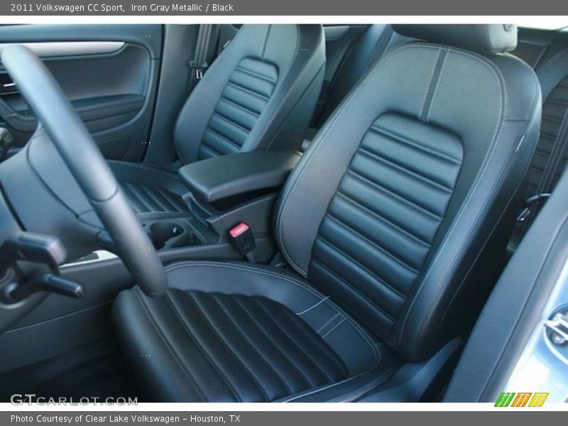 Iron Gray Metallic / Black 2011 Volkswagen CC Sport