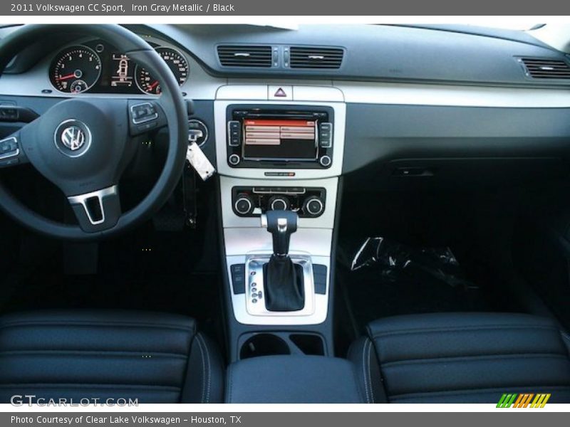 Iron Gray Metallic / Black 2011 Volkswagen CC Sport