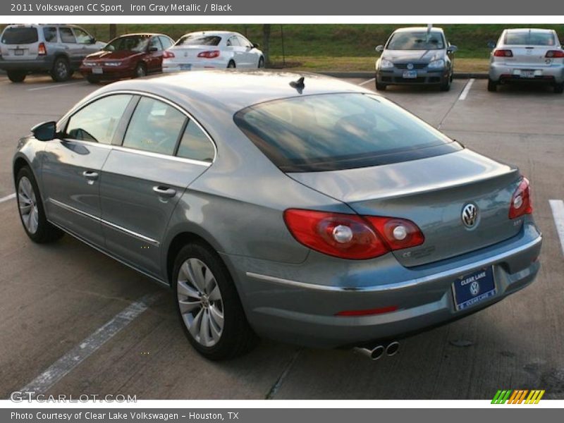 Iron Gray Metallic / Black 2011 Volkswagen CC Sport