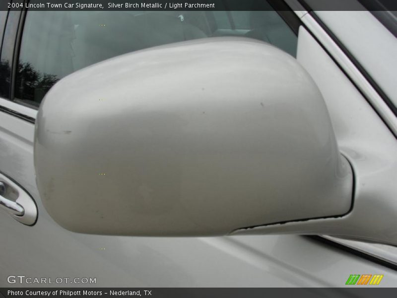 Silver Birch Metallic / Light Parchment 2004 Lincoln Town Car Signature