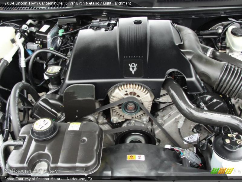 Silver Birch Metallic / Light Parchment 2004 Lincoln Town Car Signature