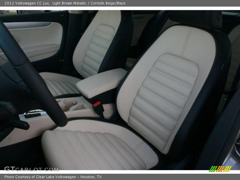  2011 CC Lux Cornsilk Beige/Black Interior