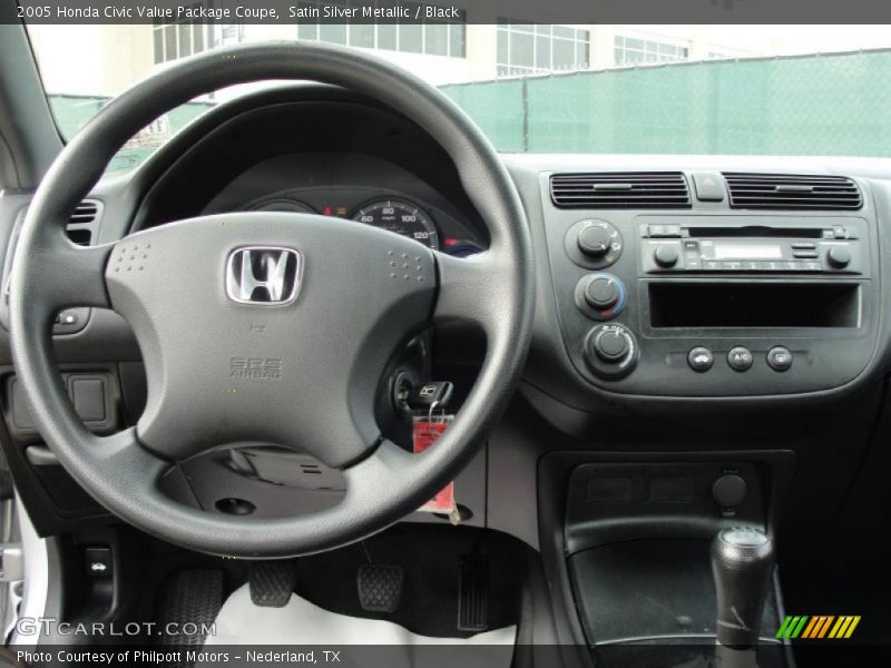 Dashboard of 2005 Civic Value Package Coupe
