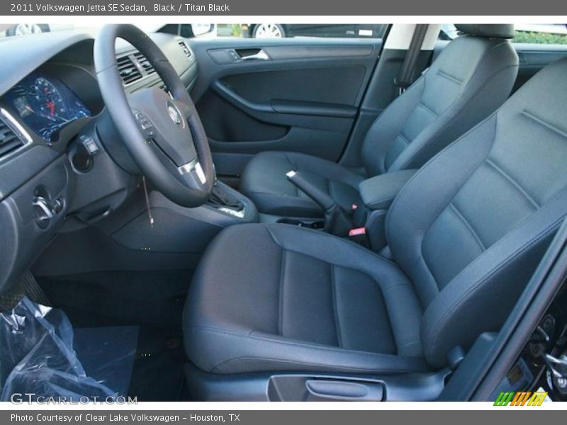 Black / Titan Black 2011 Volkswagen Jetta SE Sedan