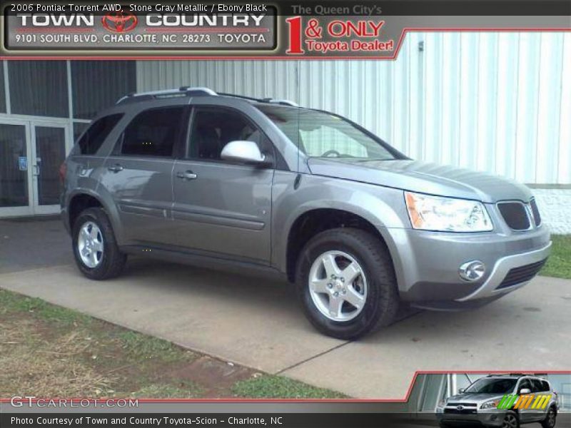 Stone Gray Metallic / Ebony Black 2006 Pontiac Torrent AWD