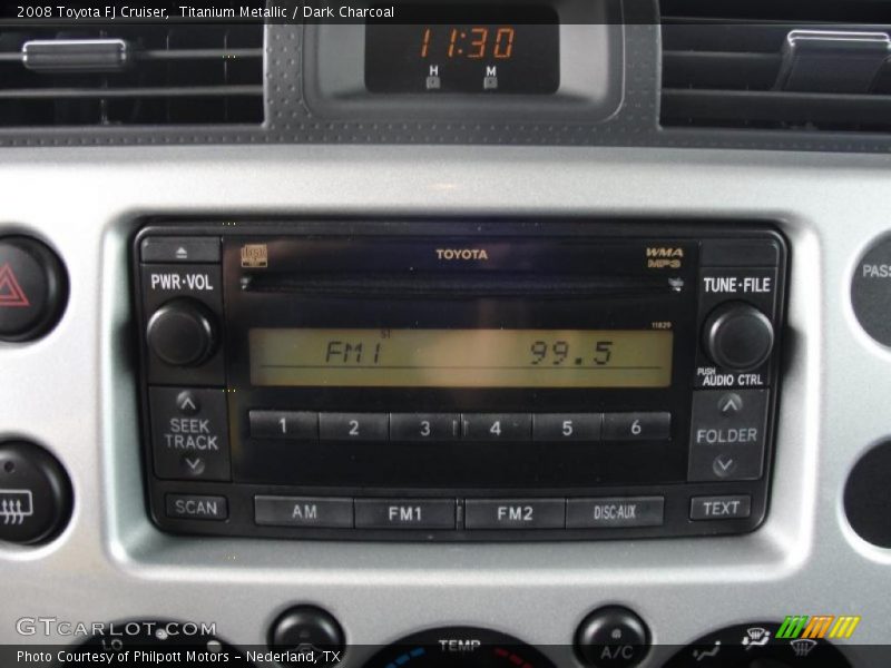 Controls of 2008 FJ Cruiser 