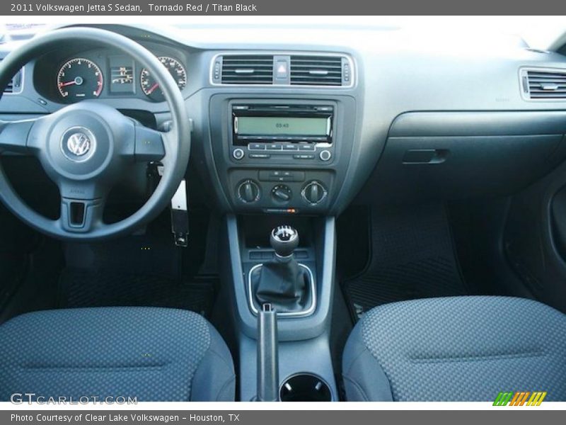Dashboard of 2011 Jetta S Sedan