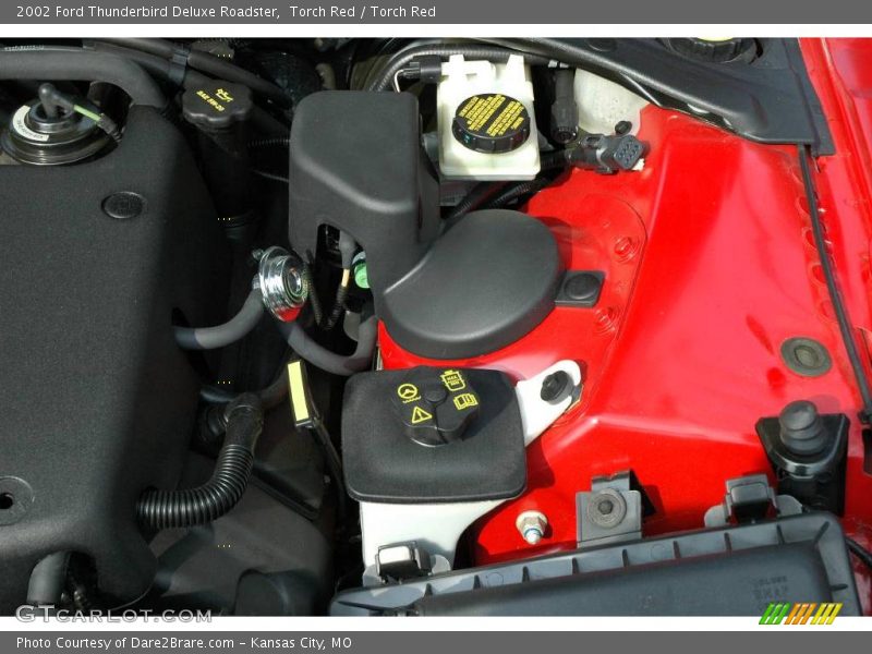 Torch Red / Torch Red 2002 Ford Thunderbird Deluxe Roadster