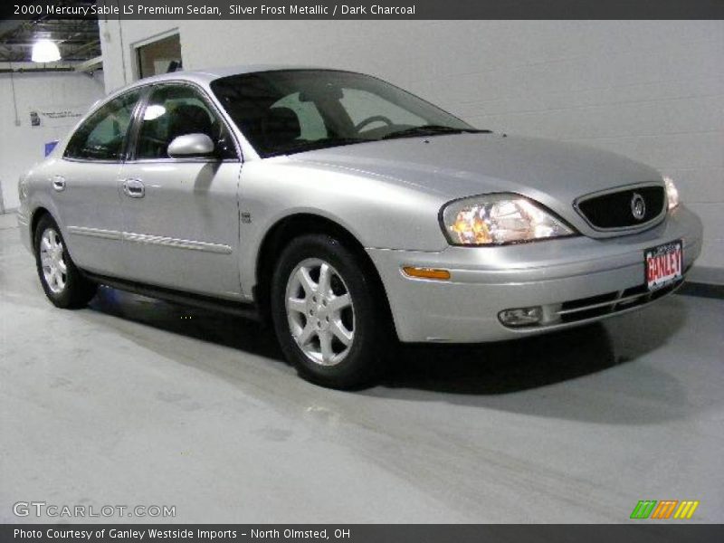 Silver Frost Metallic / Dark Charcoal 2000 Mercury Sable LS Premium Sedan