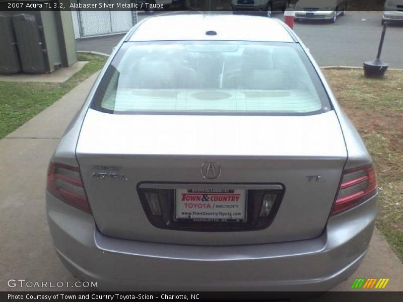 Alabaster Silver Metallic / Taupe 2007 Acura TL 3.2